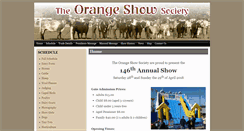 Desktop Screenshot of orangeshowsociety.org.au